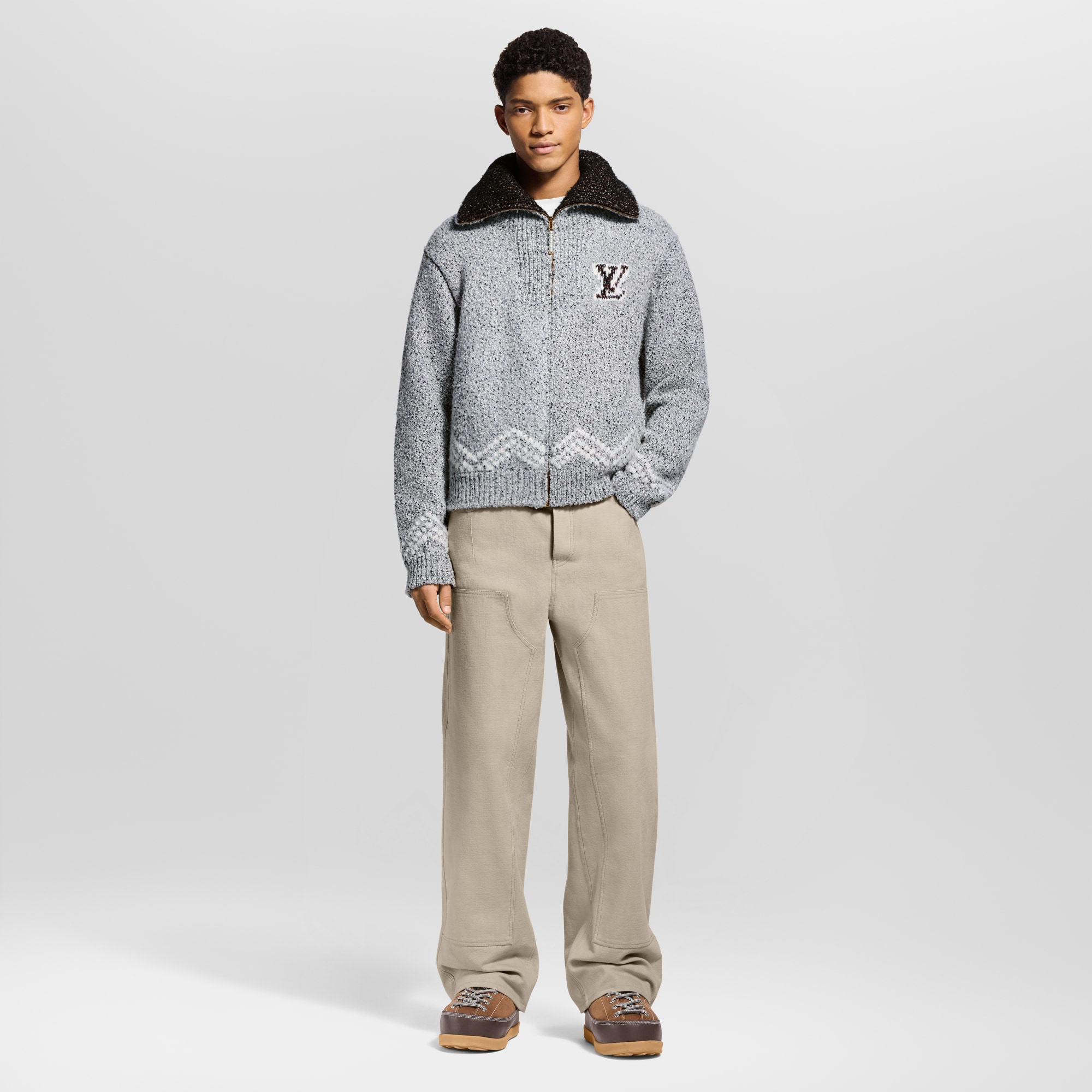 Zippered Knitted Blouson - Ready-to-Wear 1AIMD0 | LOUIS VUITTON